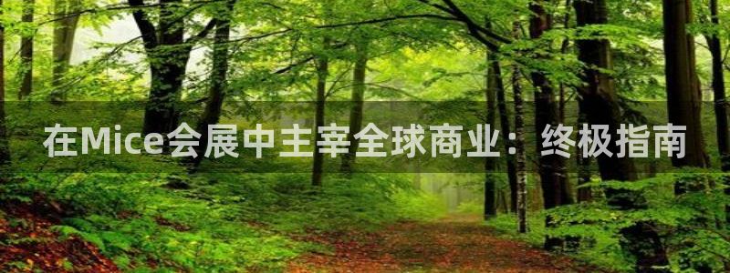 果博公司注册：在Mice会展中主宰全球商