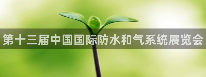 果博代理：第十三届中国国际防水和气系统展览会
